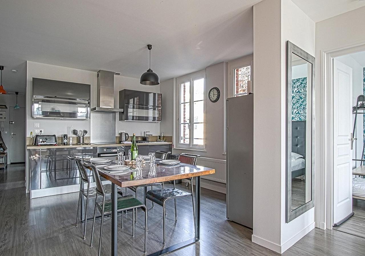 A Babord Fecamp Appartement Vue Port Et Mer Linge Inclus エクステリア 写真