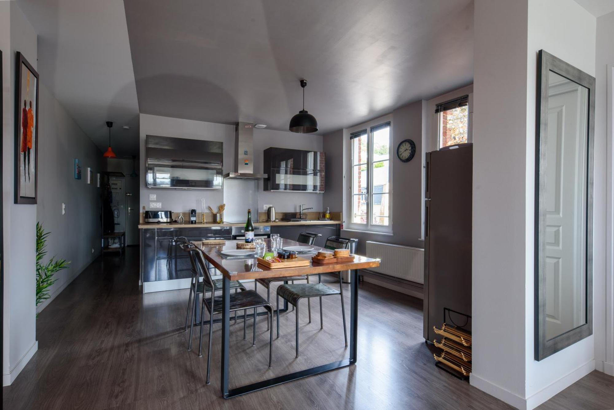 A Babord Fecamp Appartement Vue Port Et Mer Linge Inclus エクステリア 写真