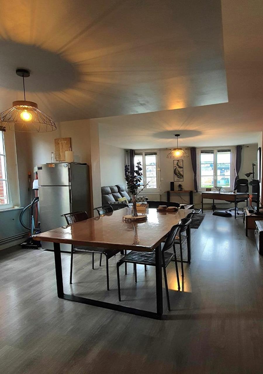 A Babord Fecamp Appartement Vue Port Et Mer Linge Inclus エクステリア 写真