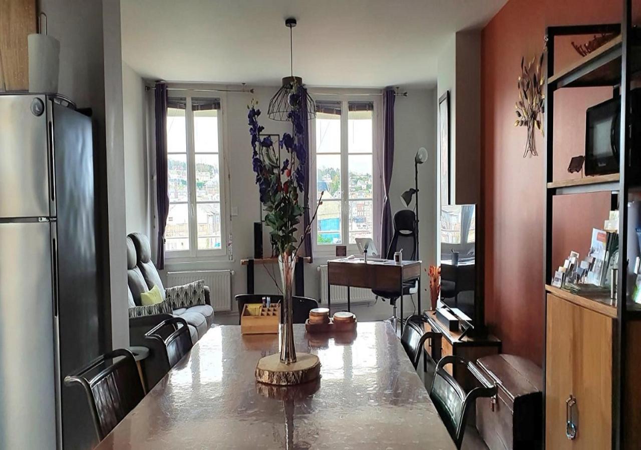 A Babord Fecamp Appartement Vue Port Et Mer Linge Inclus エクステリア 写真